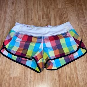 Lululemon Seawheeze 2012 Speed Short Color Block Multicolor sz 8